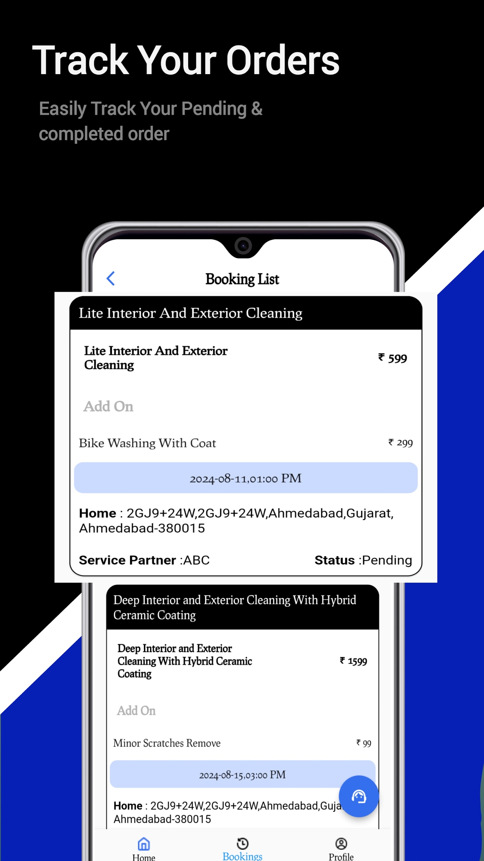 Wipezo – Doorstep Car & Bike Care — screen 5 of 5