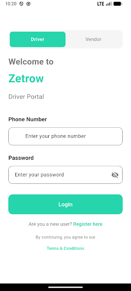 Zetrow – Partner App — screen 2 of 8
