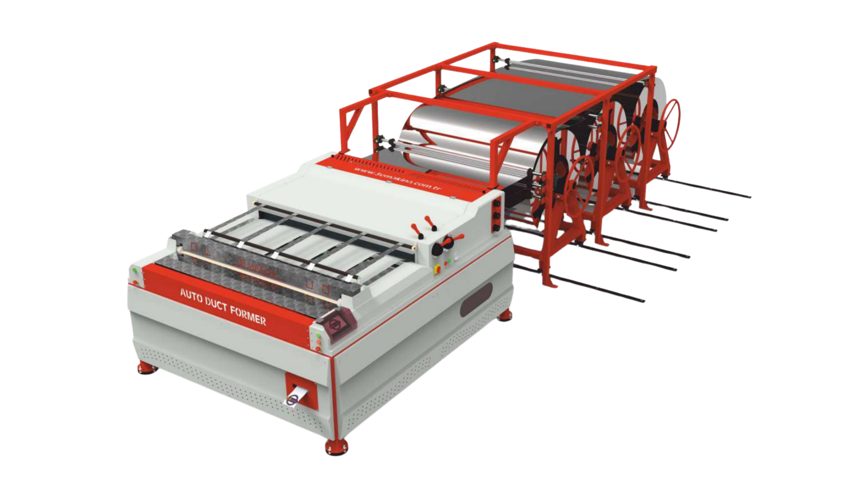 Kare Kanal Makinası 3 Girişli