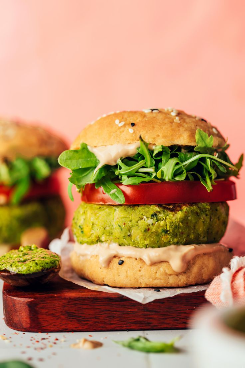 Veggie Burgers with Balsamic Aioli