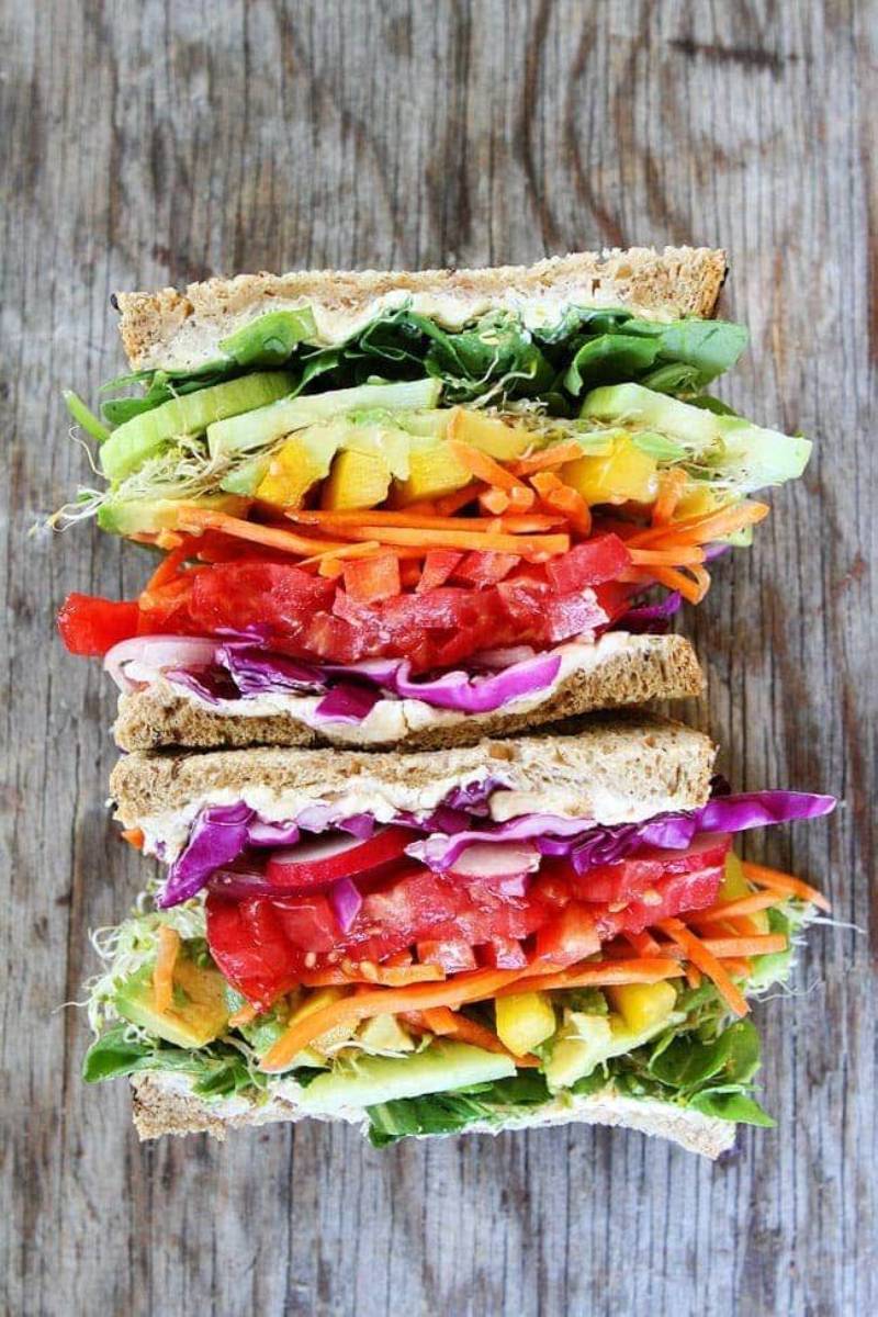 Rainbow Sandwich