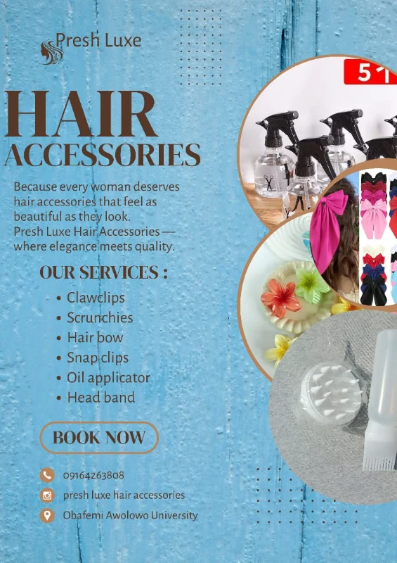 Presh Luxe Hair Accessories  banner