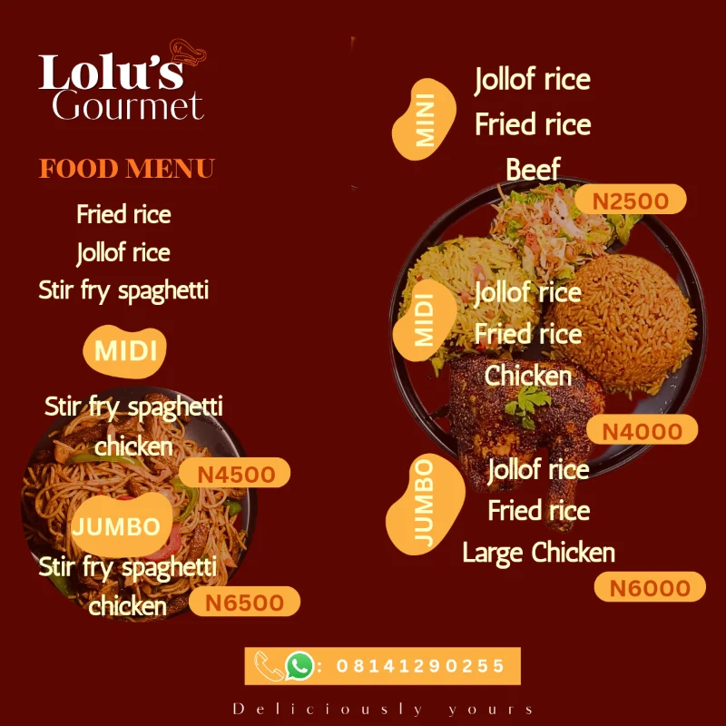Lolu's gourmet  banner