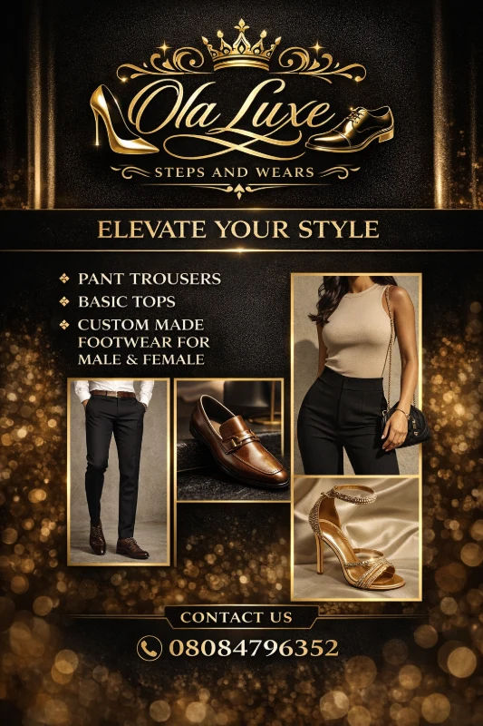 OLA LUXE STEPS AND WEARS  banner