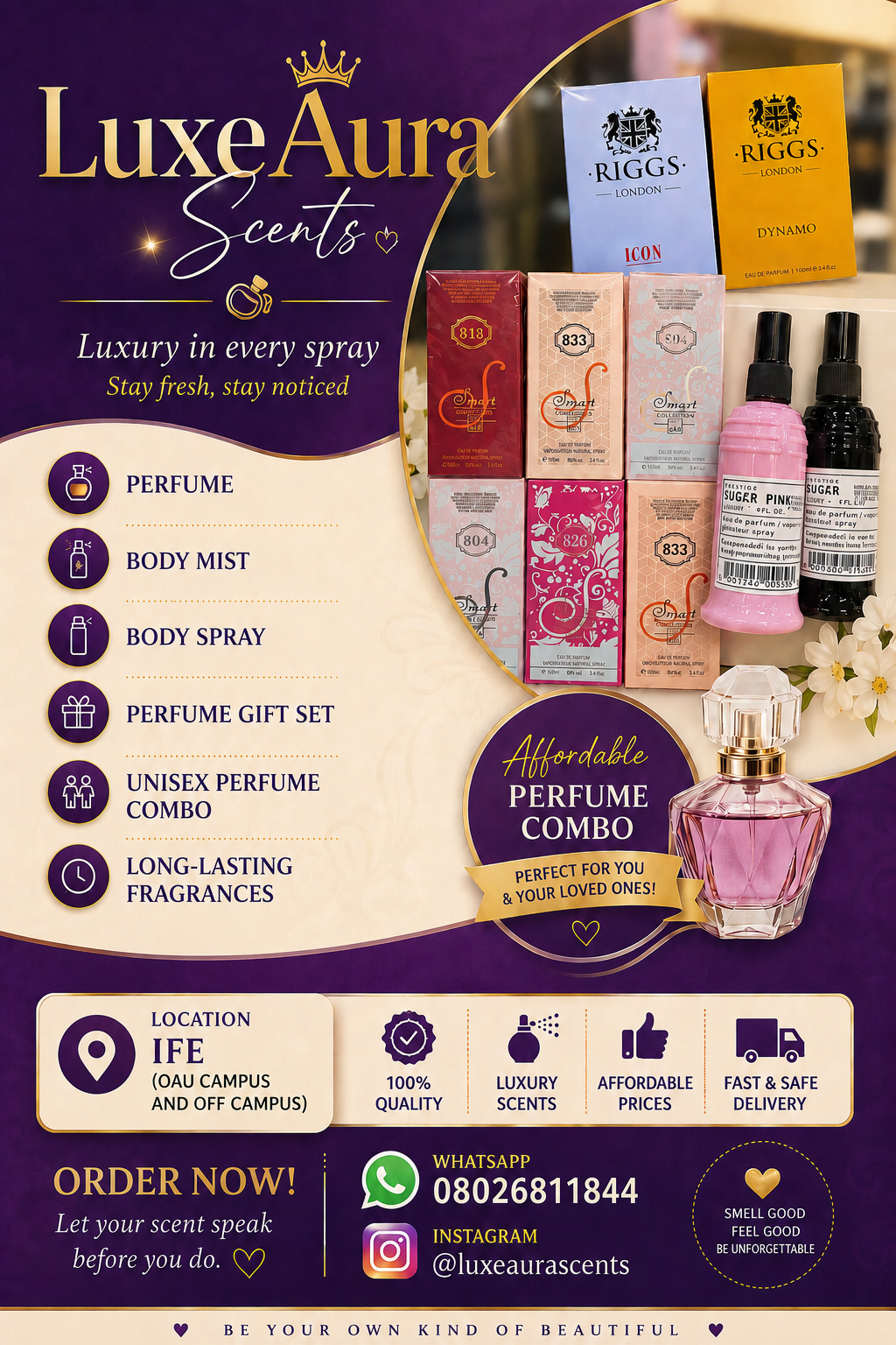 LuxeAura Scents  banner
