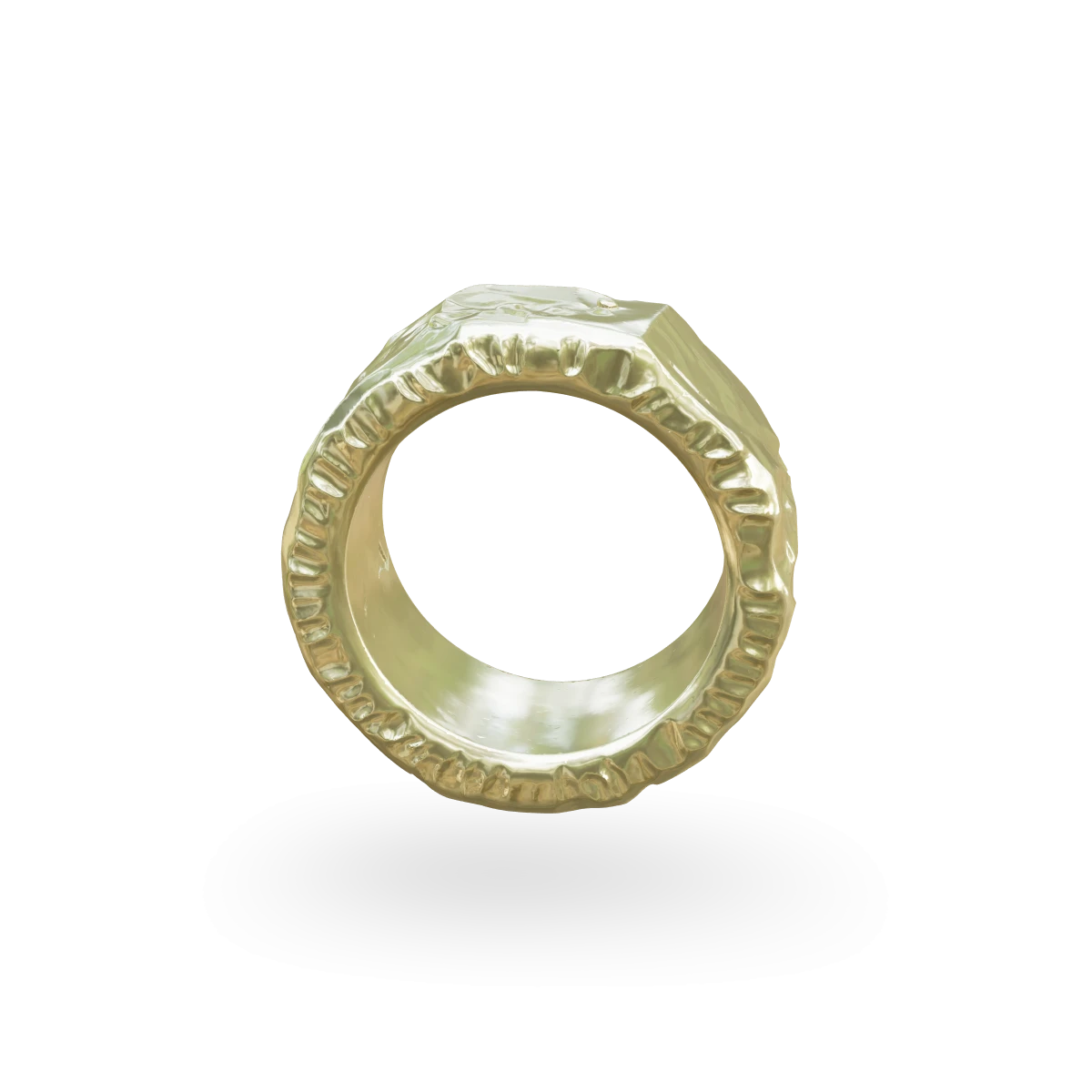Carved Stone Ring