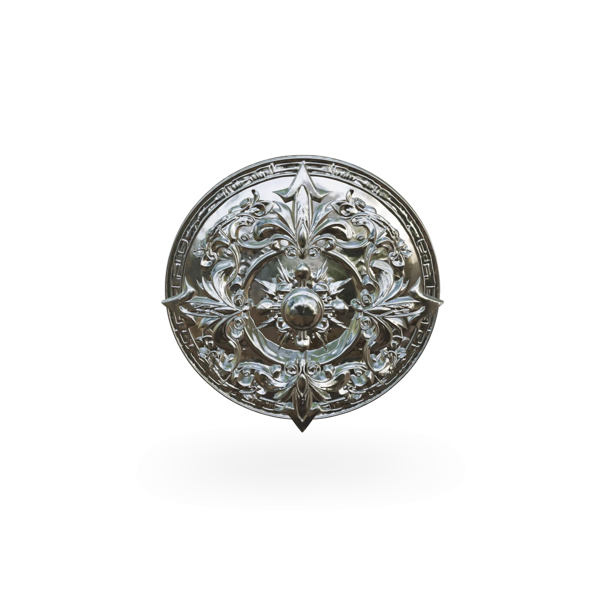Ornate Emblem Charm
