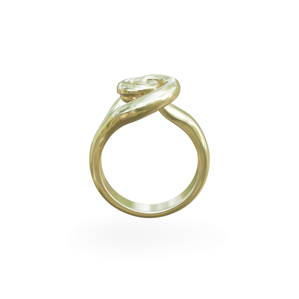 Organic Spiral Ring