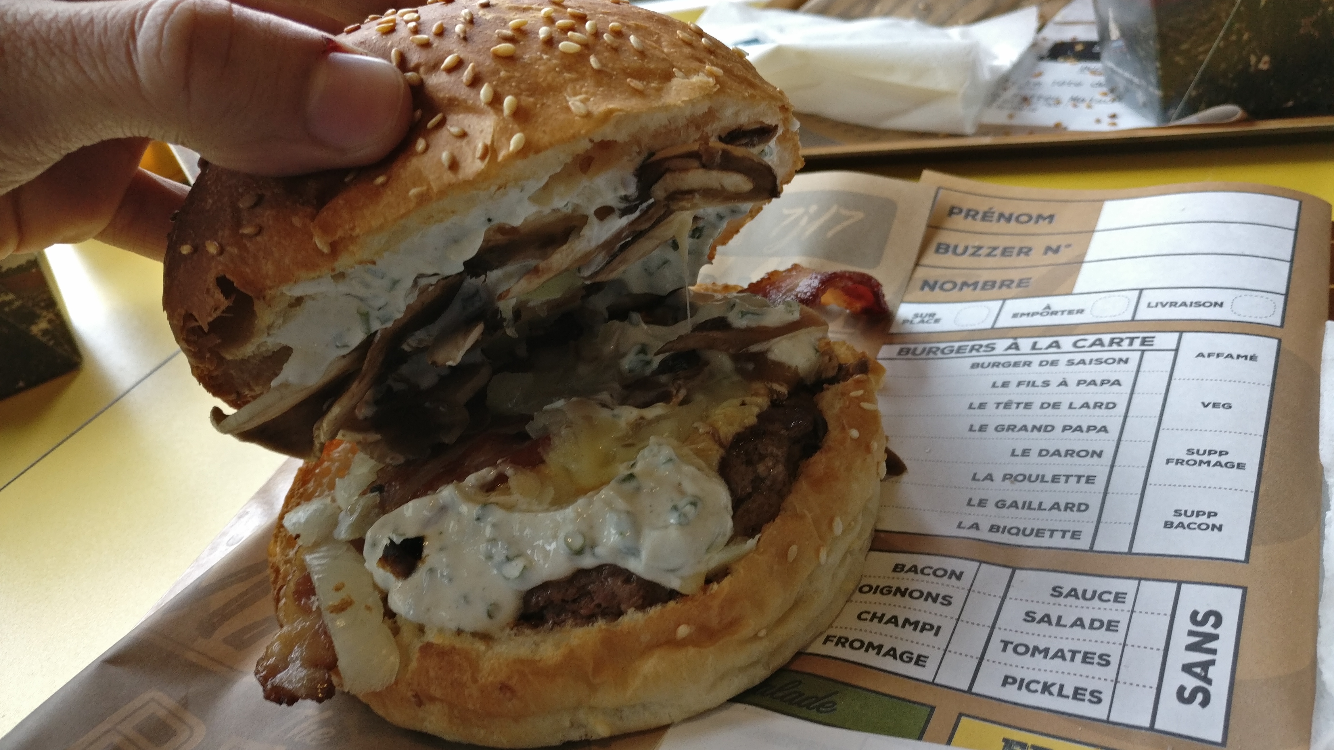 Photo du produit Le Daron [Fast-Food - Les Burgers de Papa] prise par Benbb96
