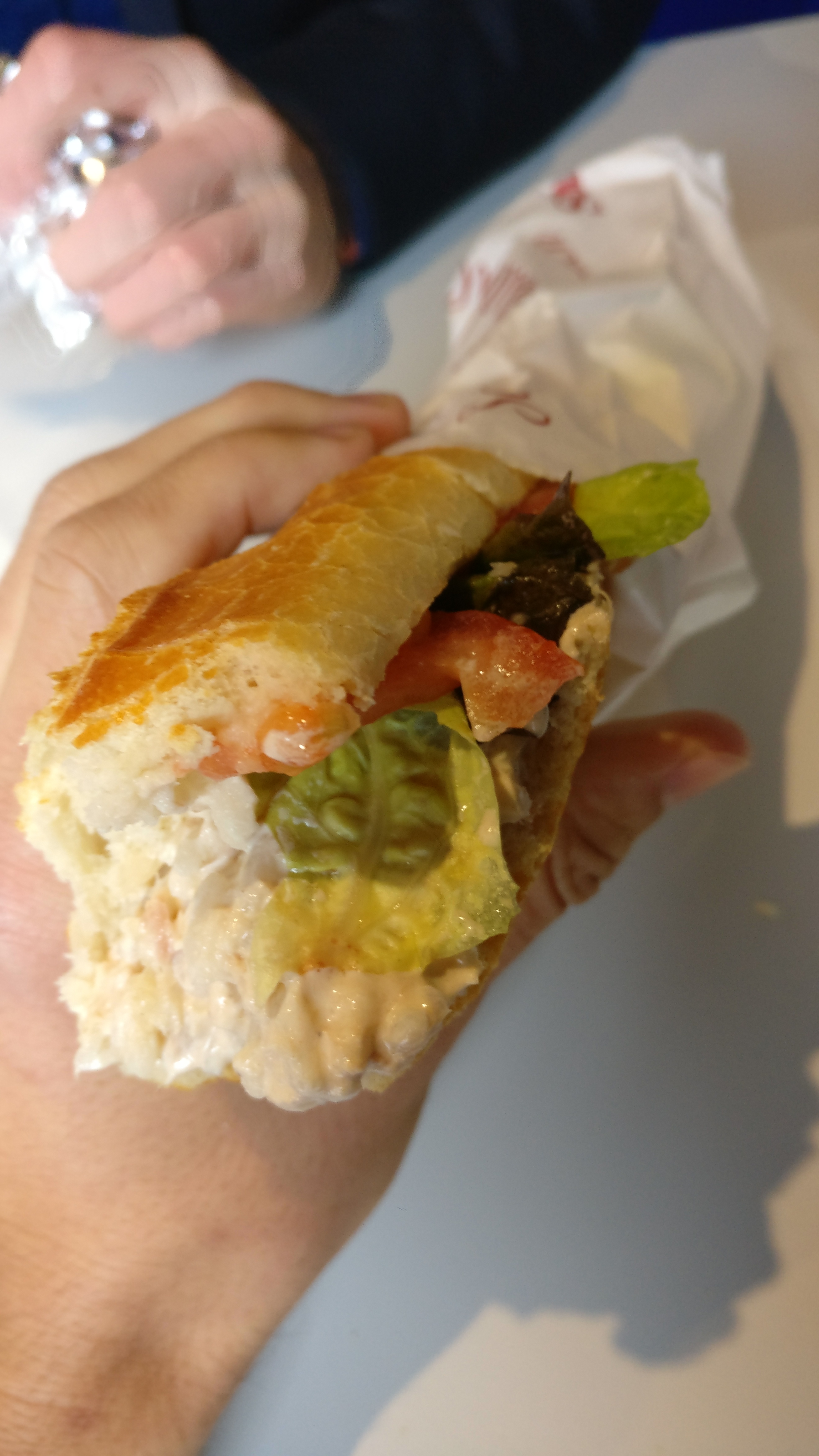 Photo du produit Sandwich Pan Bagnat [Boulangerie - Les P'tits Péchés de St-Pierre] prise par Benbb96