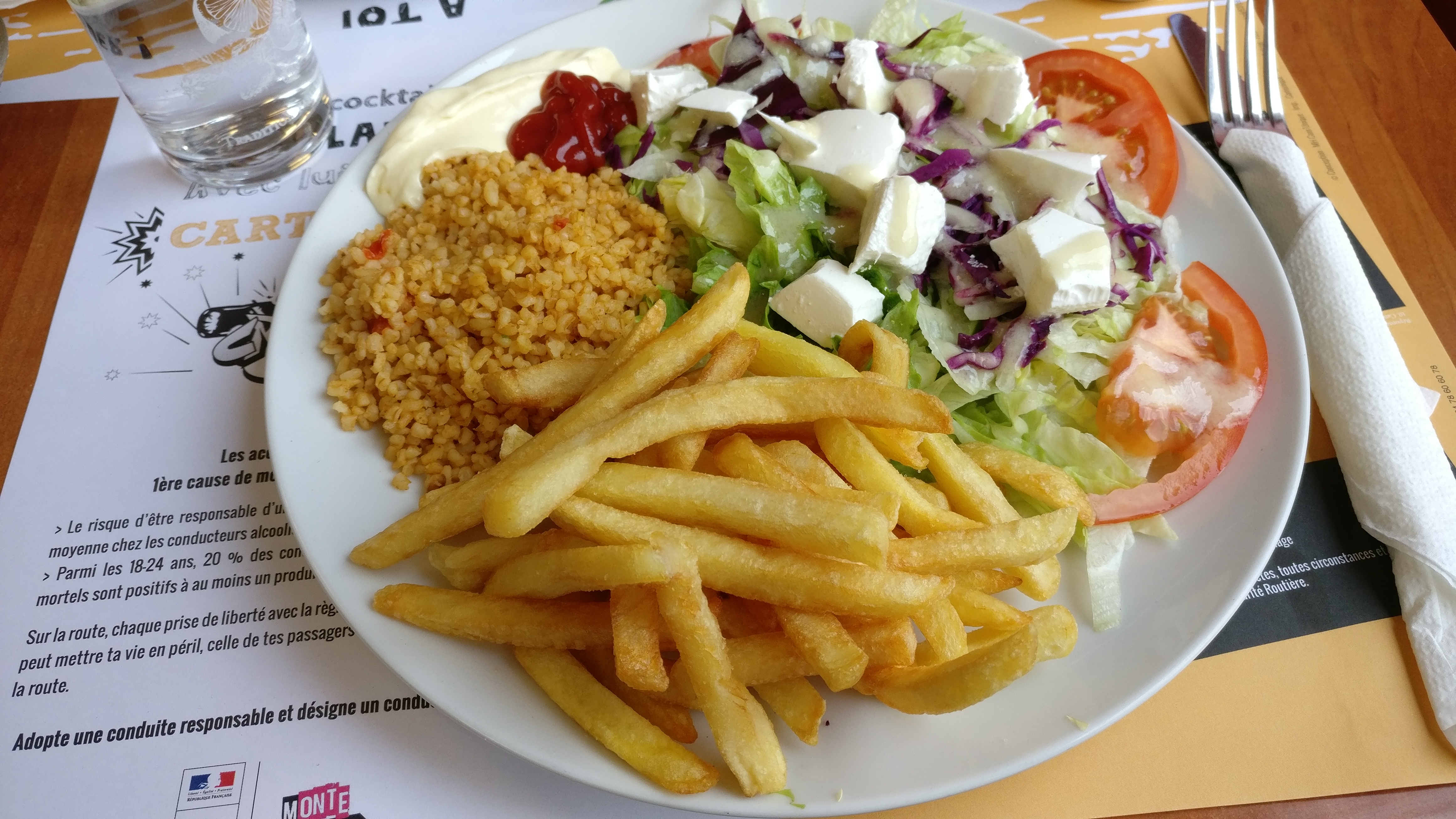 Photo du produit Assiette Végétarienne [Fast-Food - Kiosque Istambul] prise par Benbb96