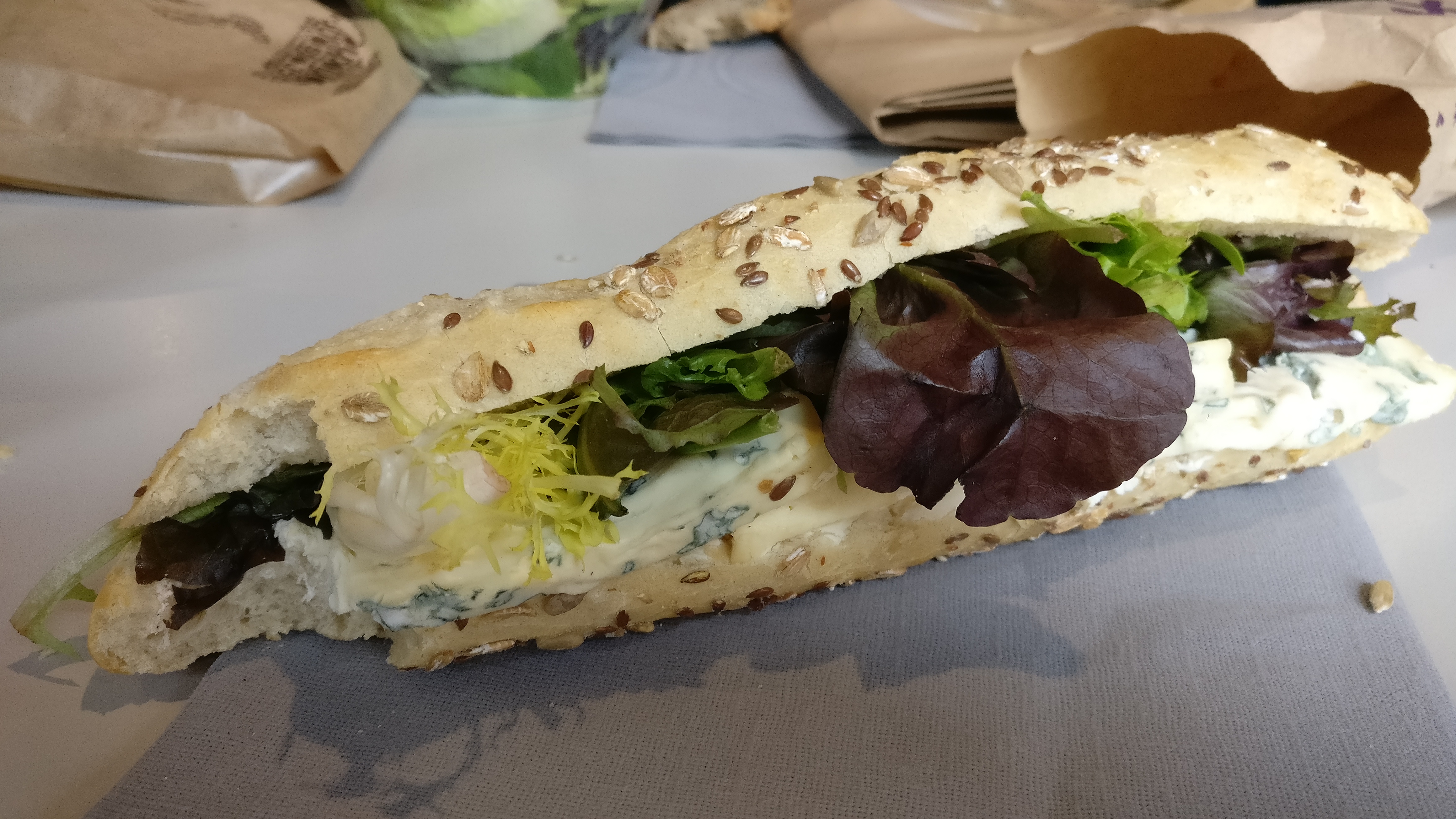 Photo du produit Sandwich Fromage [Restaurant - Comptoir une Faim d'Apprendre] prise par Benbb96