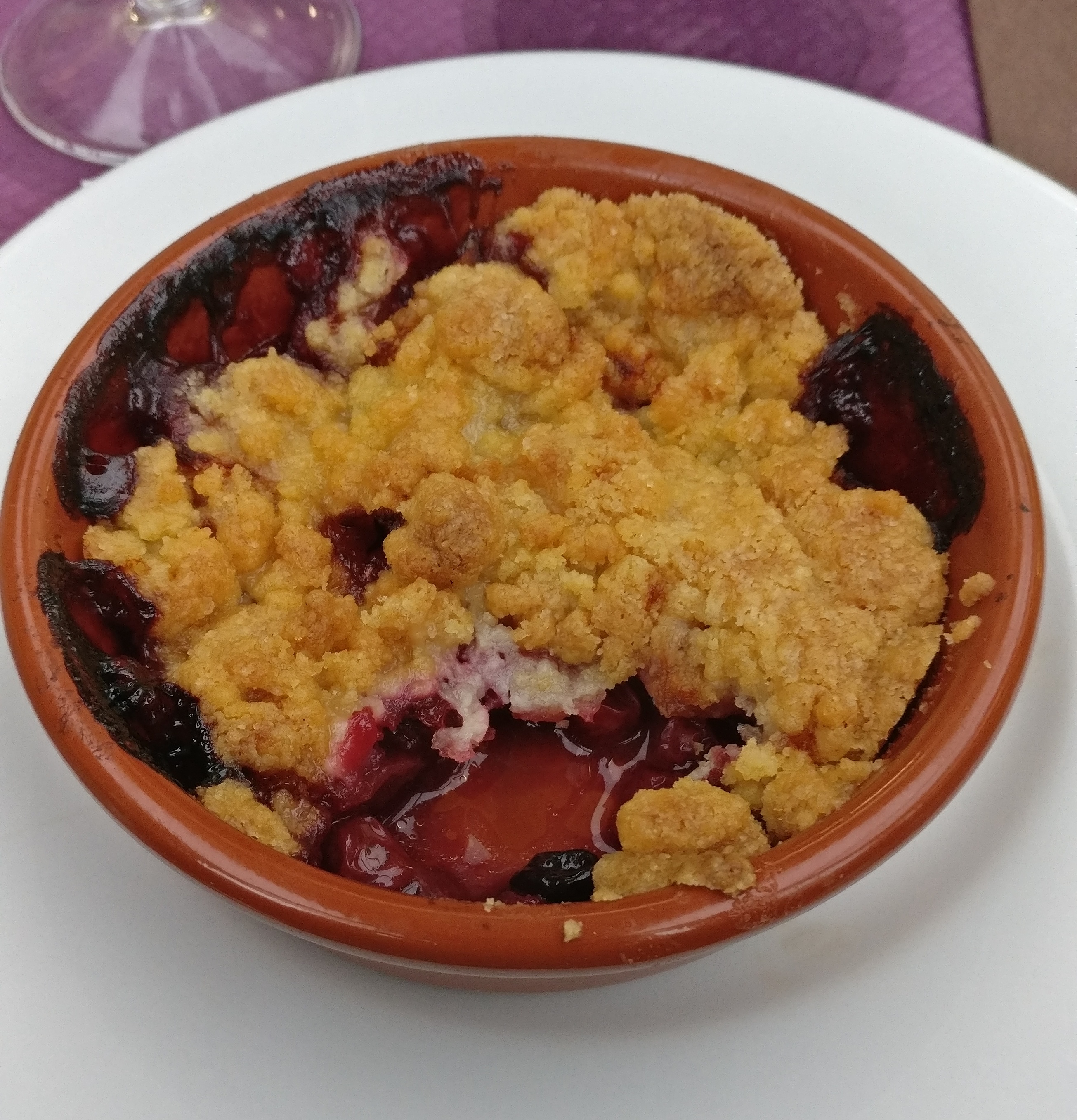 Photo du produit Crumble aux fruits prise par Benbb96