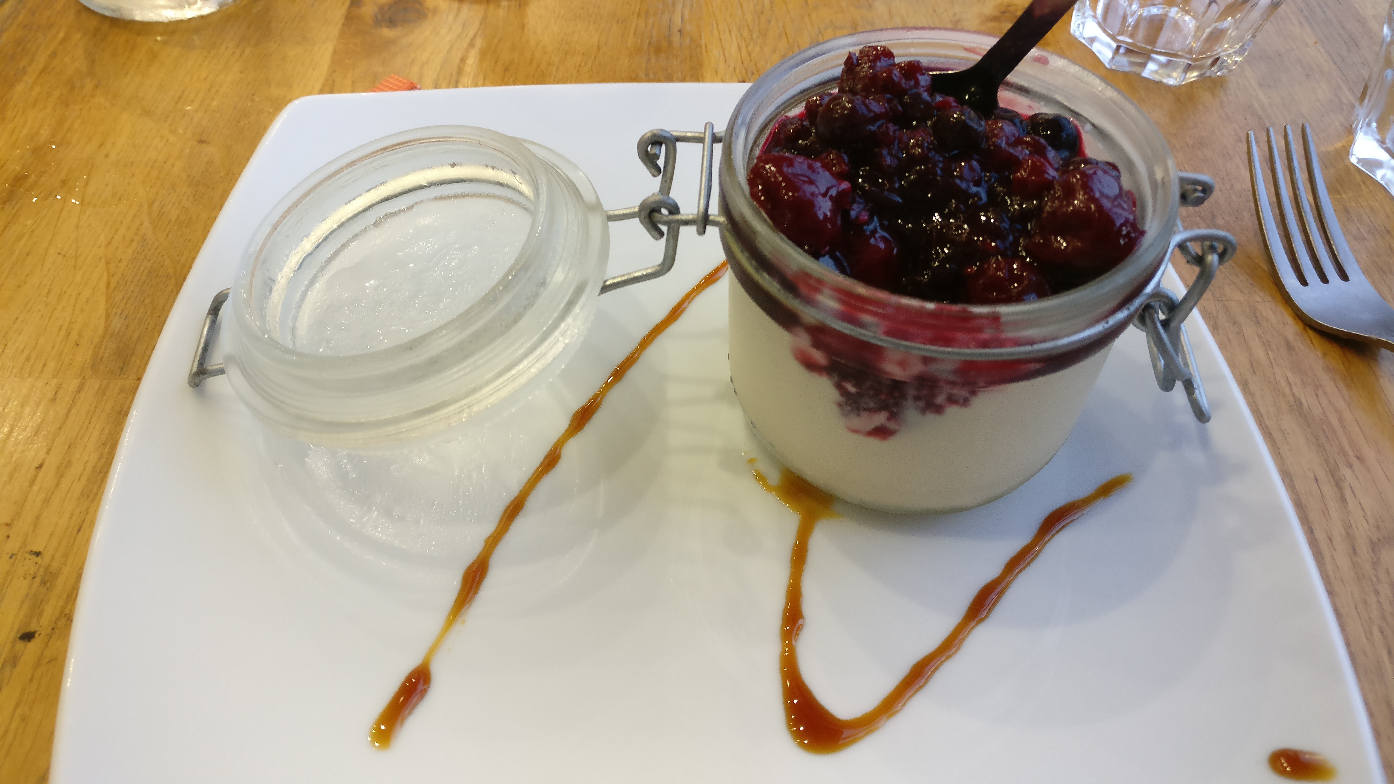 Photo du produit Panna Cotta aux fruits rouges