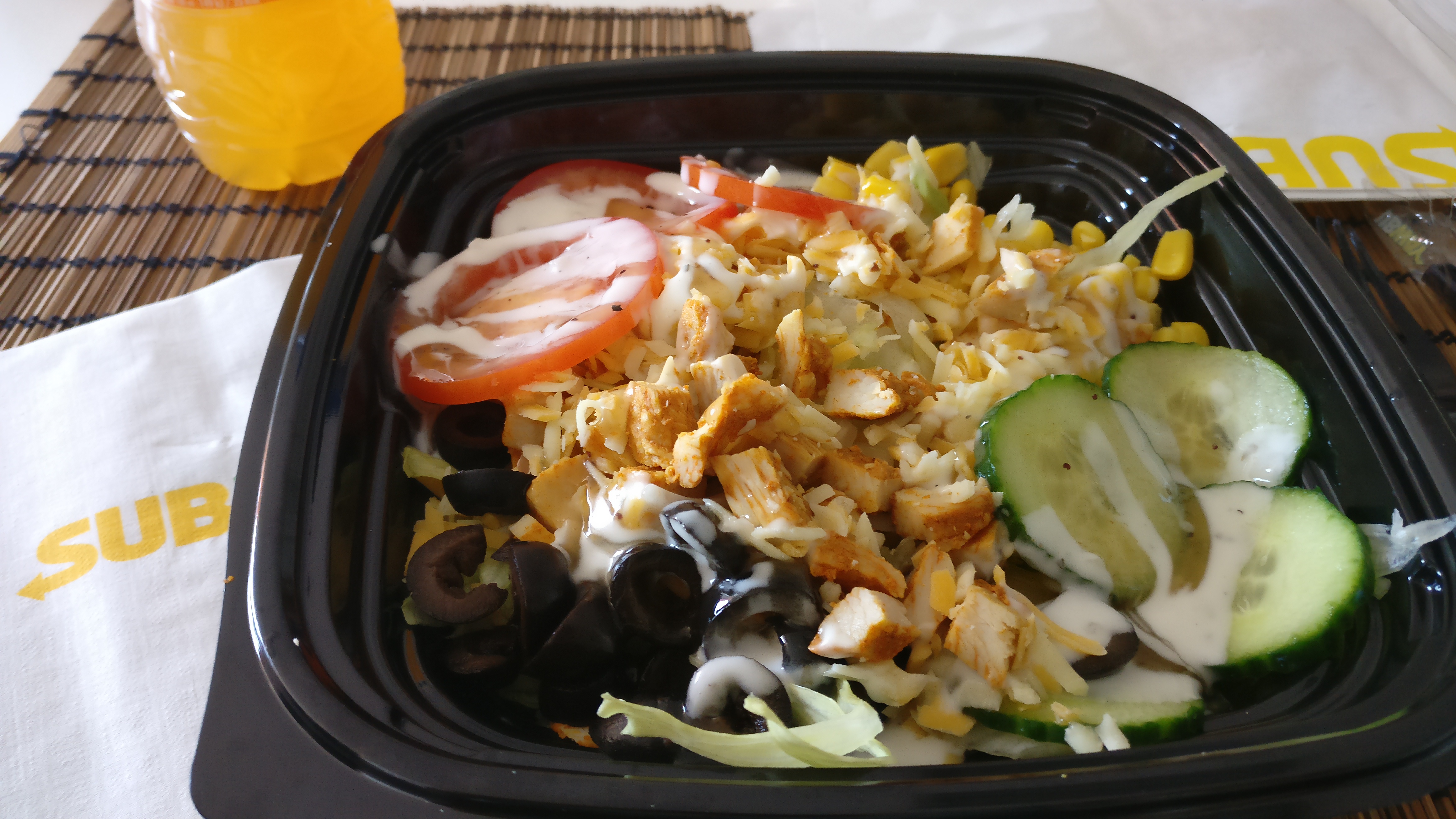 Photo du produit Menu salade 🥗 [Fast-Food - Subway] prise par Benbb96