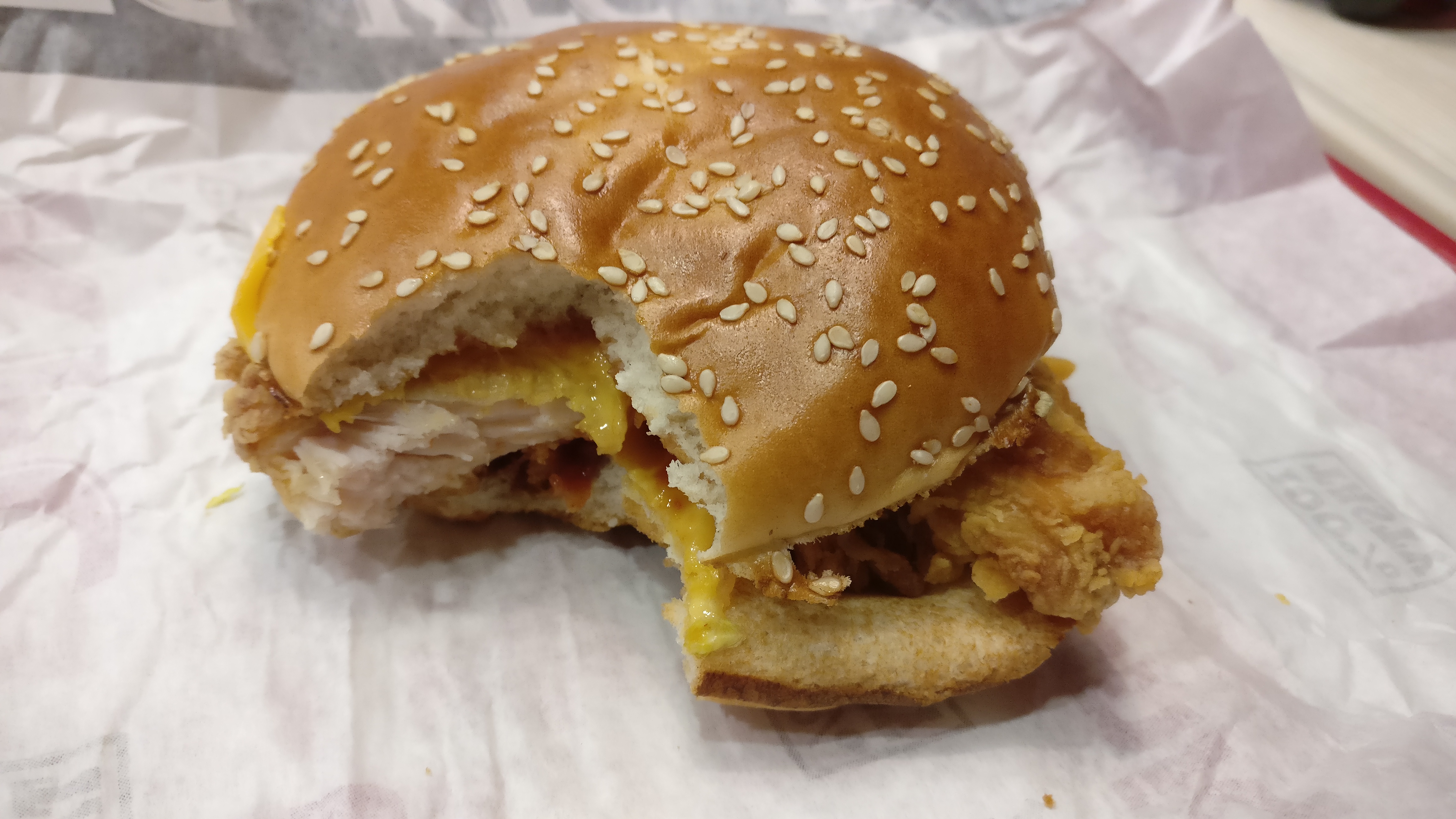 Photo du produit Double Krunch BBQ [Fast-Food - KFC] prise par Benbb96