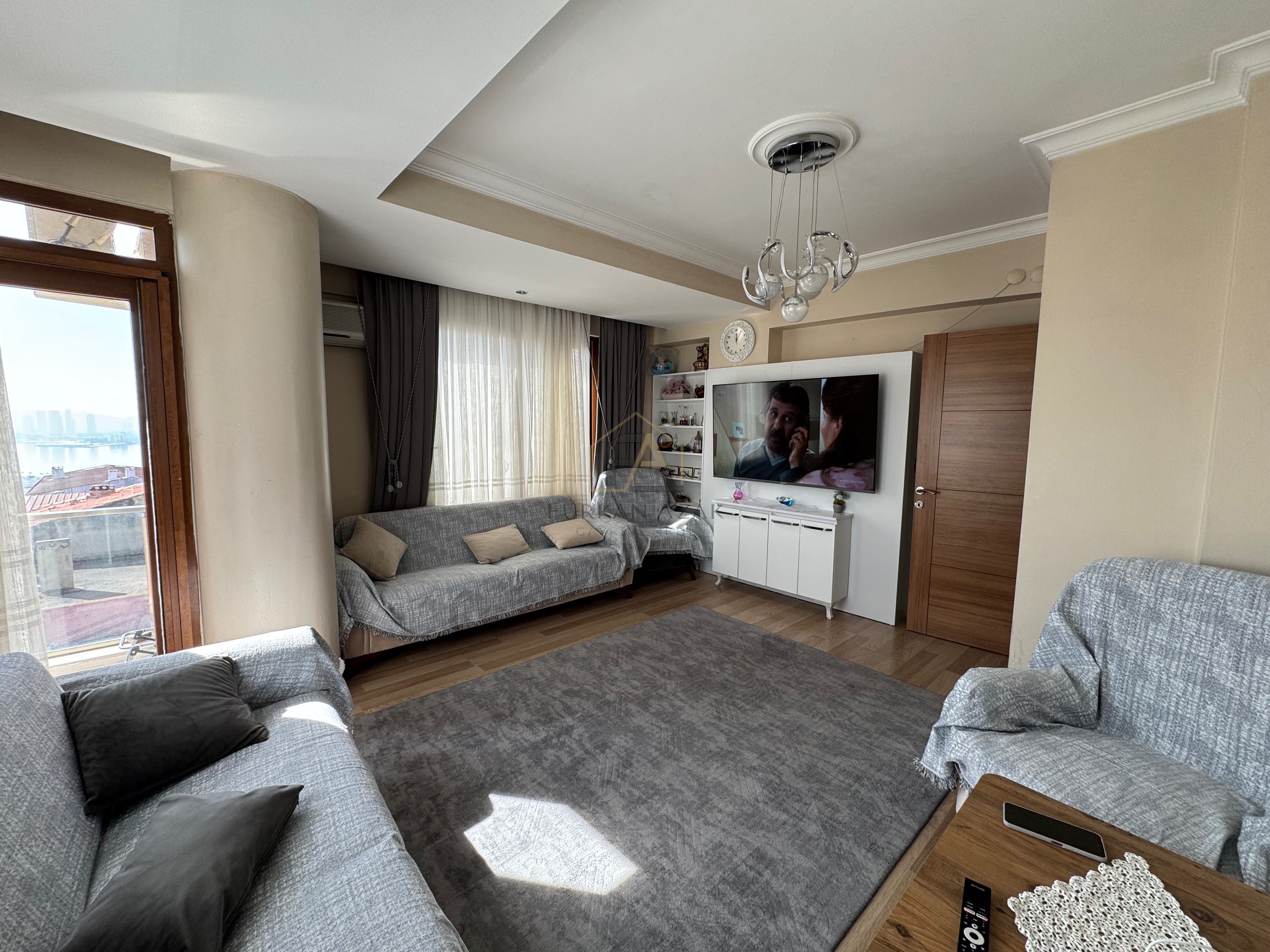 BAYRAKLI ALPASLAN DENİZ MANZARALI YENİ DAİRE