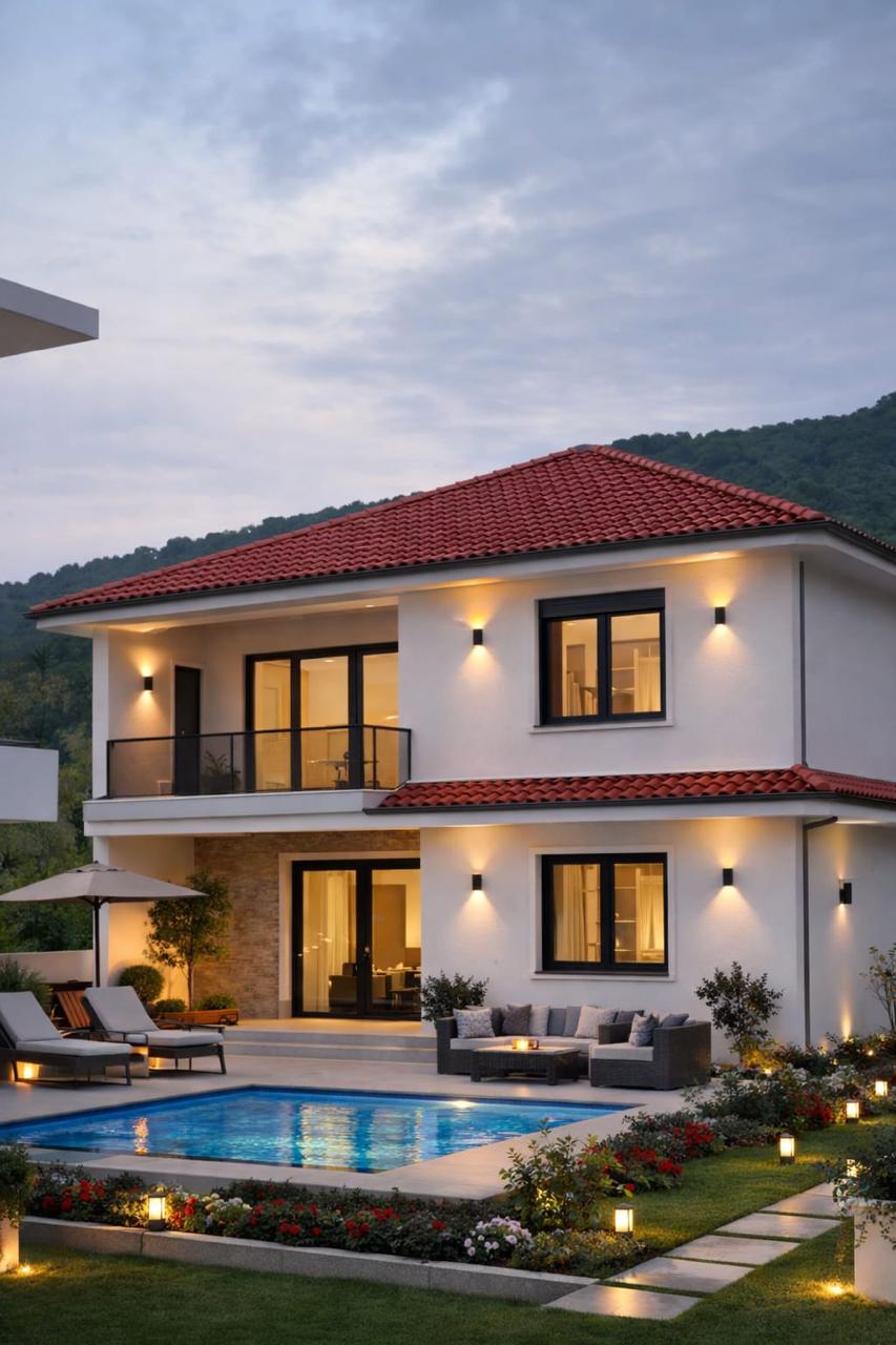 Luxury Detached Villas in Kotor Višnjeva: With Pool, Garden & Fully Equipped