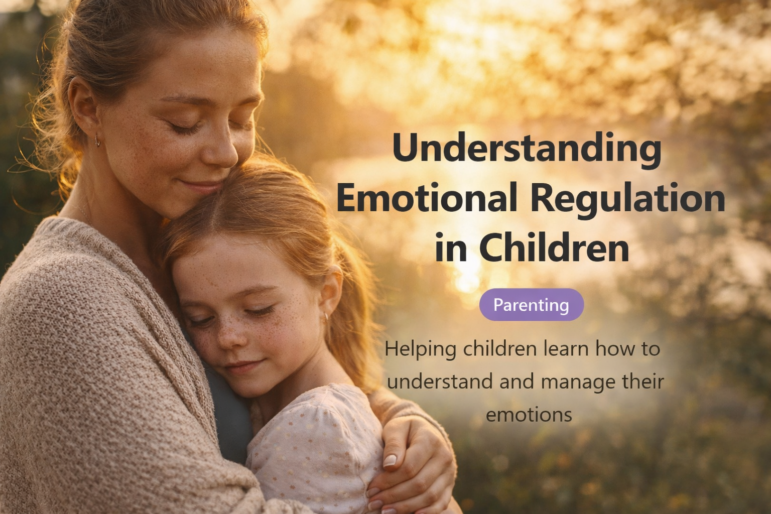 Understanding Emotional Regulation in Children