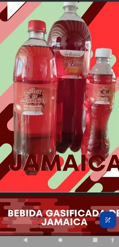 Gaseosa Jamaica de 400 ml, 1 lt y 2 lt