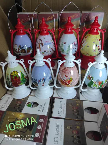 FAROLITOS CON DISEÑO NAVIDEÑO