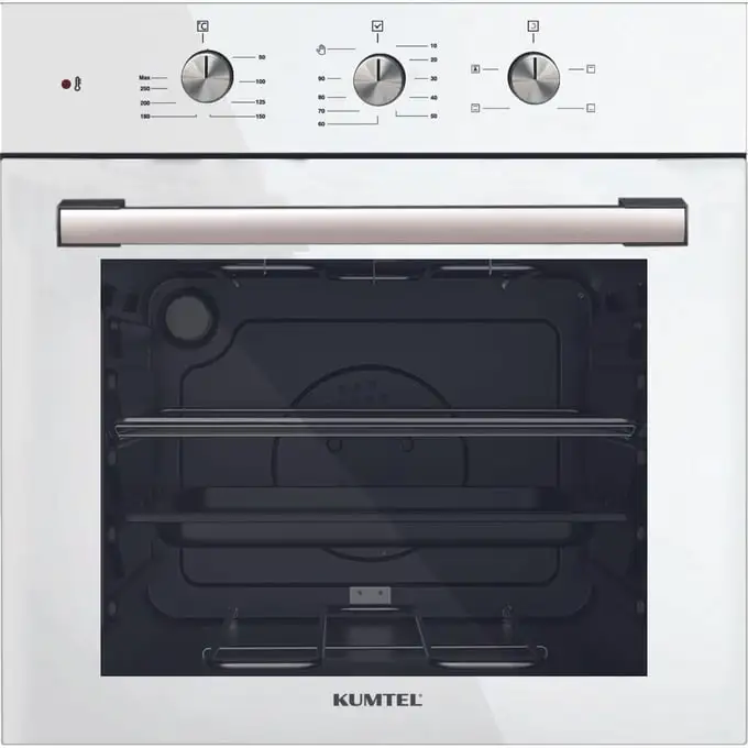 Kumtel Beyaz Cam Ankastre Fırın