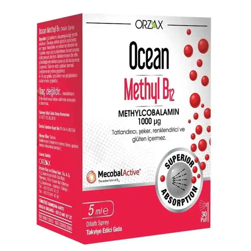 Ocean Methyl B12 1000 µg Sprey