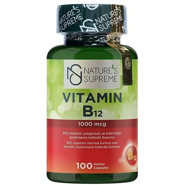 Nature's Supreme Vitamin B12 1000 Mcg