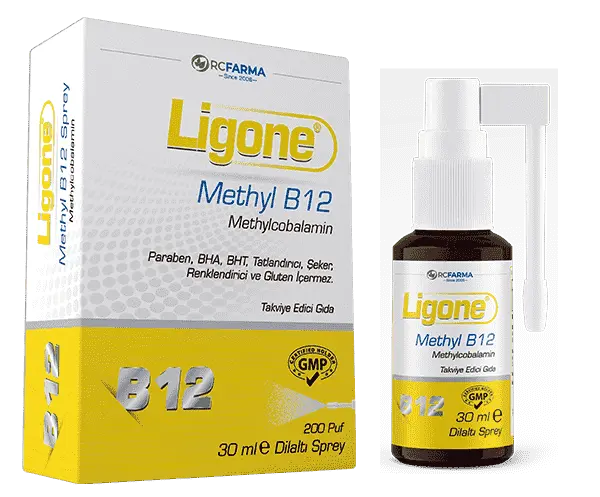 Ligone Methyl B12 Methylcobalamin Dilaltı Sprey