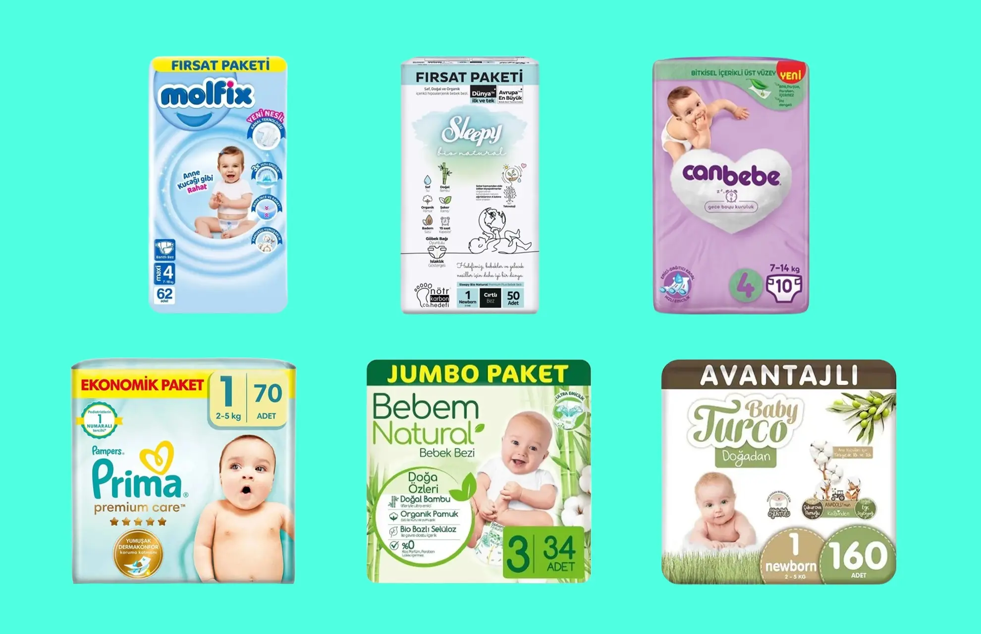 En İyi Bebek Bezi Markaları – Annelerin En Çok Tercih Ettiği Ürünler