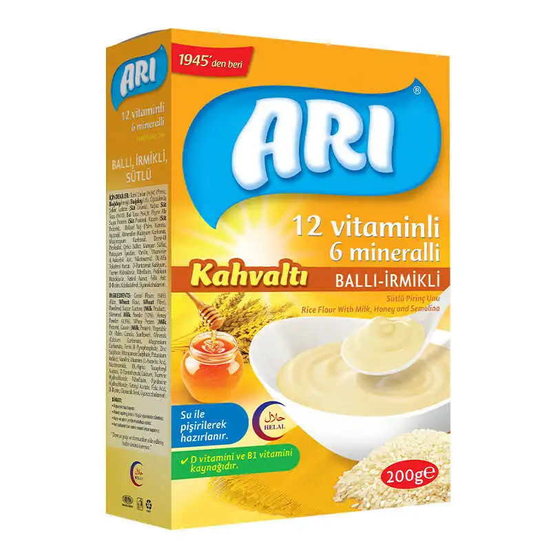 Arı Sütlü Ballı İrmikli Kahvaltı Pirinç Unu