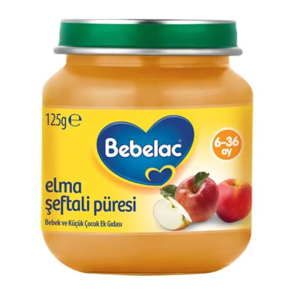Bebelac Elma Şeftali Püreli Kavanoz Maması