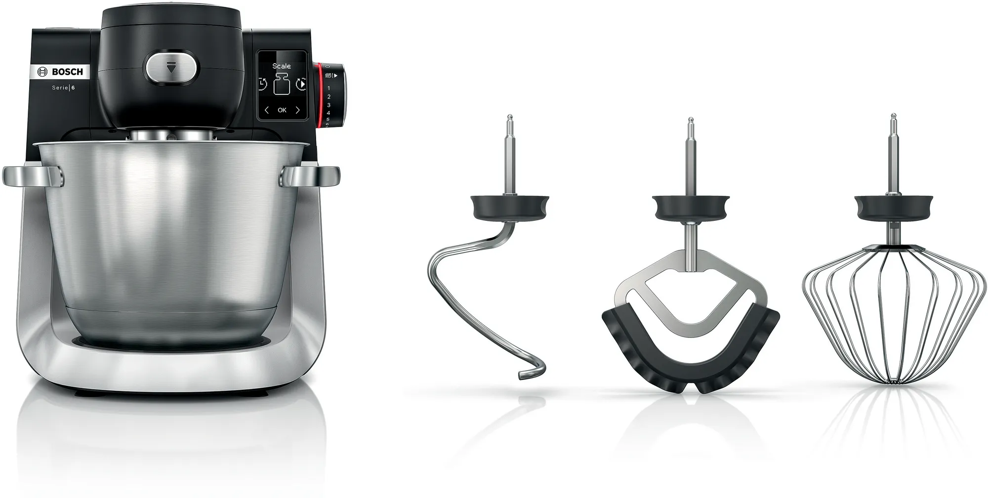 Bosch Serie 6 Mutfak Makinesi 1600W Siyah