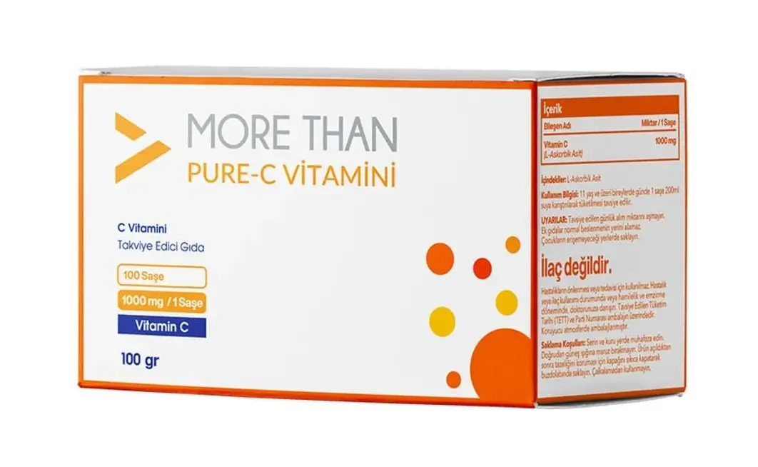 MORE THAN Pure C Vitamini Saşe (ASCORBIC ACID)