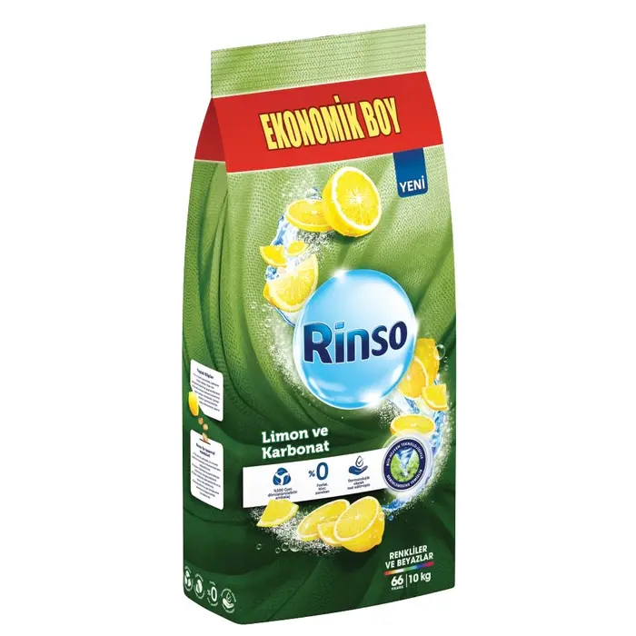 Rinso Toz Çamaşır Deterjanı Limon ve Karbonat Renkliler ve Beyazlar