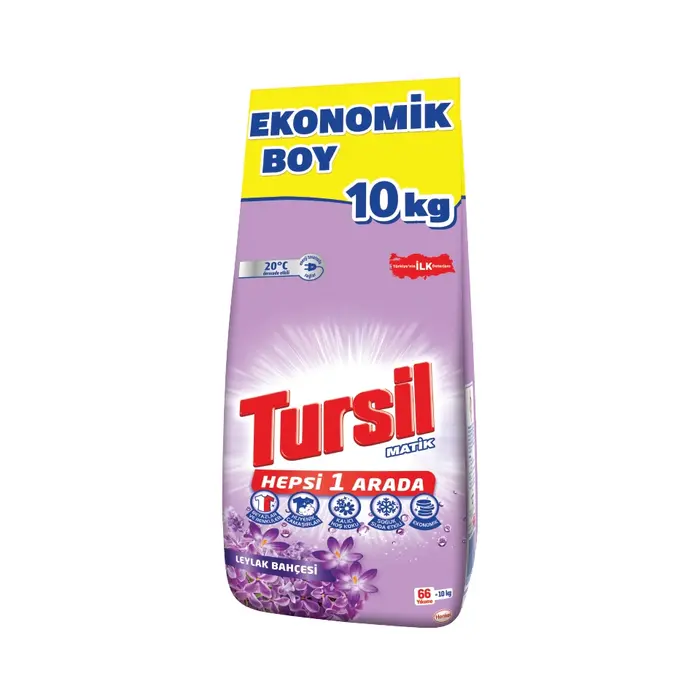 Tursil Matik Beyazlar ve Renkliler Toz Çamaşır Deterjanı Leylak Bahçesi