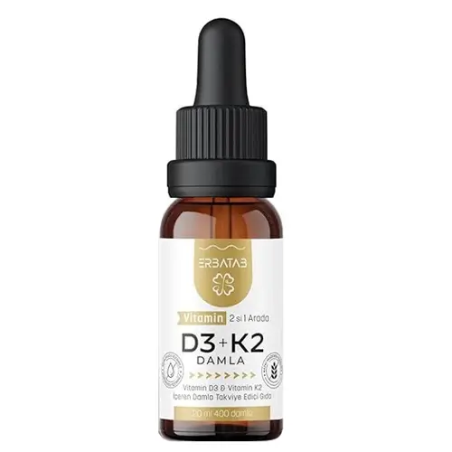 Erbatab Vitamin D3 + K2 Damla