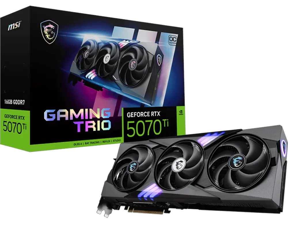 MSI GeForce RTX 5070 Ti GAMING 3X OC Ekran Kartı