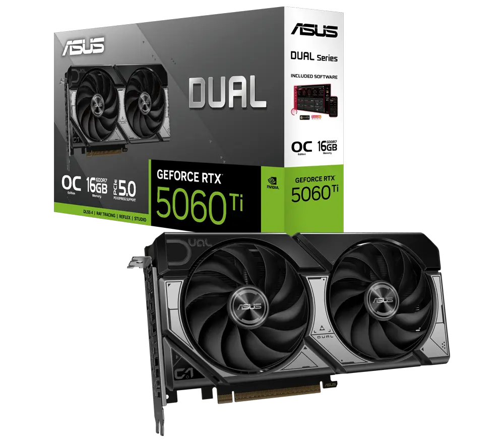 ASUS Dual GeForce RTX 5060 Ti OC Edition