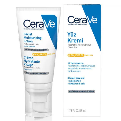 cerave spf30 nemlendirici yüz kremi
