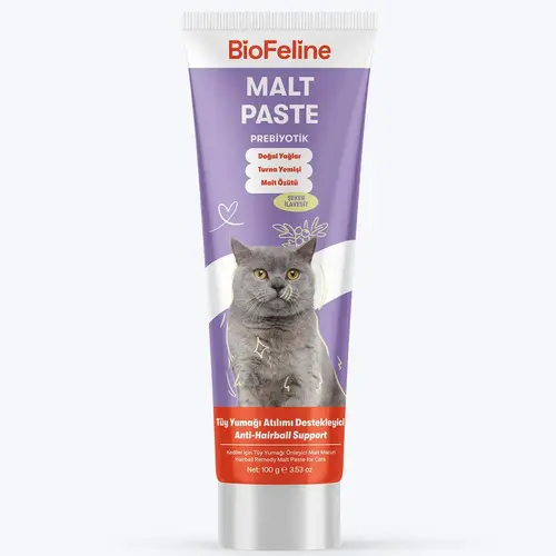 BioFeline Tüy Yumağı Önleyici ve Sindirim Destekleyici Kedi Maltı