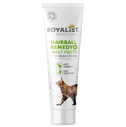 Royalist Biotin ve Kalsiyumlu Tüy Yumağı Önleyici Kedi Malt Paste