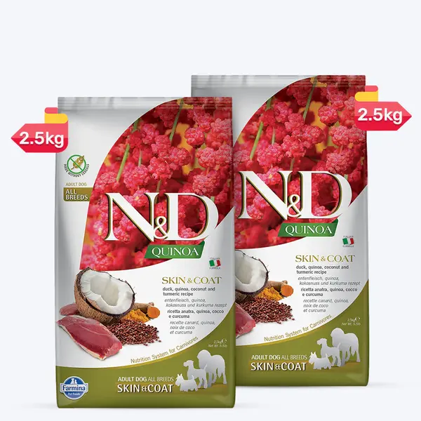 N&D Quinoa Skin & Coat (Herring & Coconut)