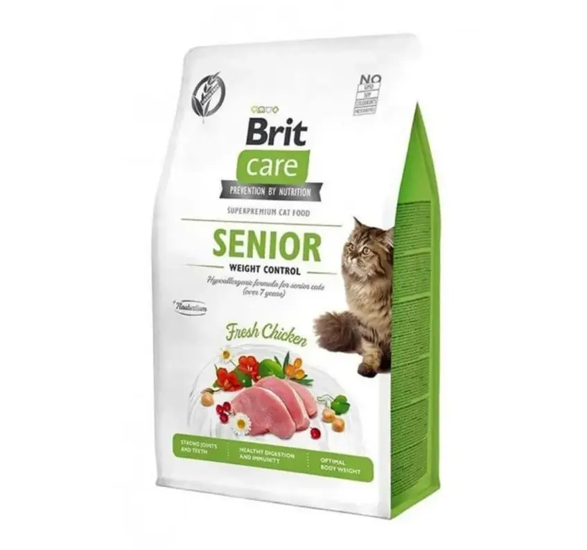 Brit Care Senior Weight Control Yaşlı Kedi Maması