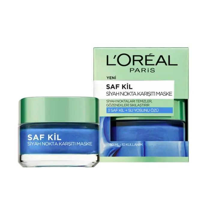 L’Oreal Paris Saf Kil Siyah Nokta Karşıtı Yüz Maskesi