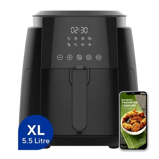 3. Kumtel Digital Fastfryer HAF-02 (5.5L) – Dijital Konfor