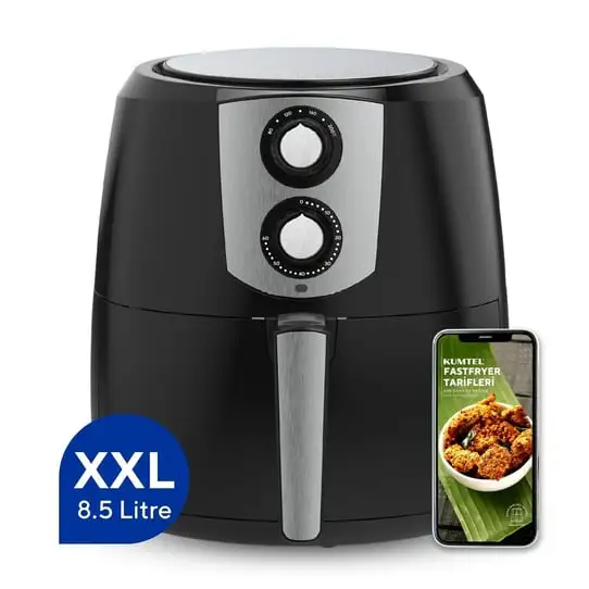 5. Kumtel XXL Fastfryer HAF-03 (8.5L) – Geniş Aileler İçin