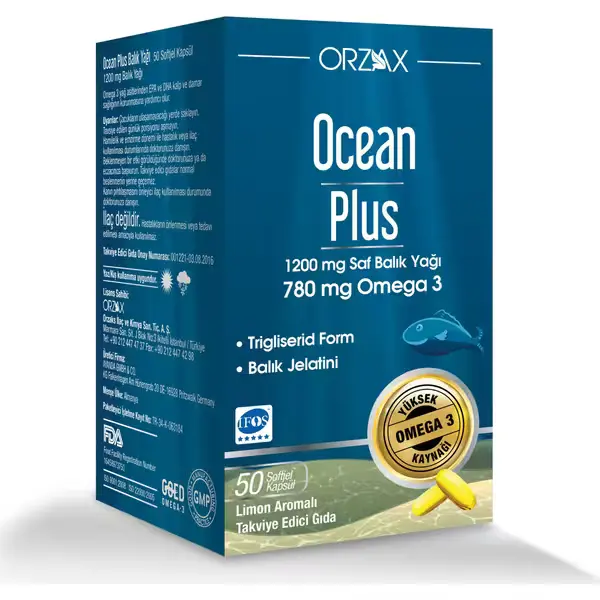 Ocean Plus Omega 3 1200 mg Balık Yağı