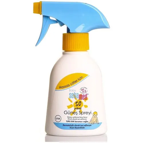 Sebamed bebekler için çok yönlü koruyucu güneş spreyi spf 50