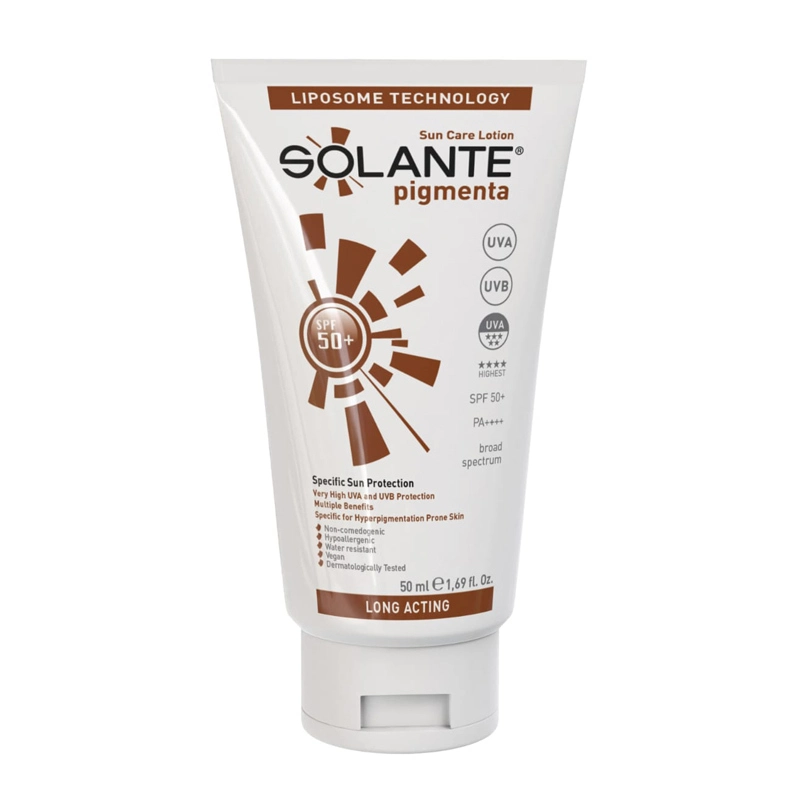 solante pigmenta lotion spf 50+ güneş kremi